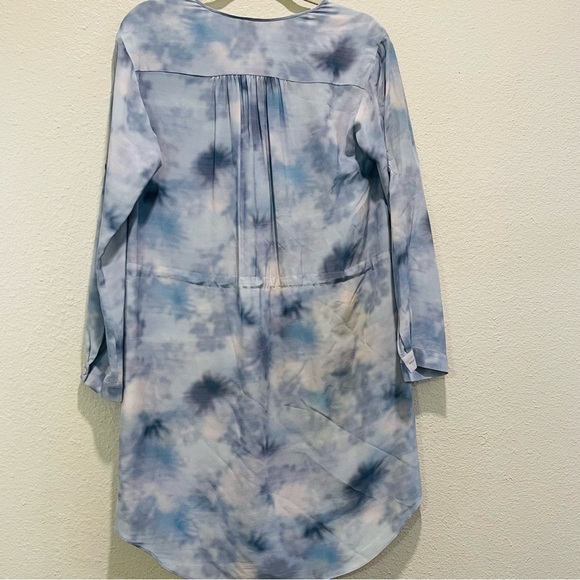 REBECCA TAYLOR tie dye Haze print silk dress size 2 - Picture 7 of 10